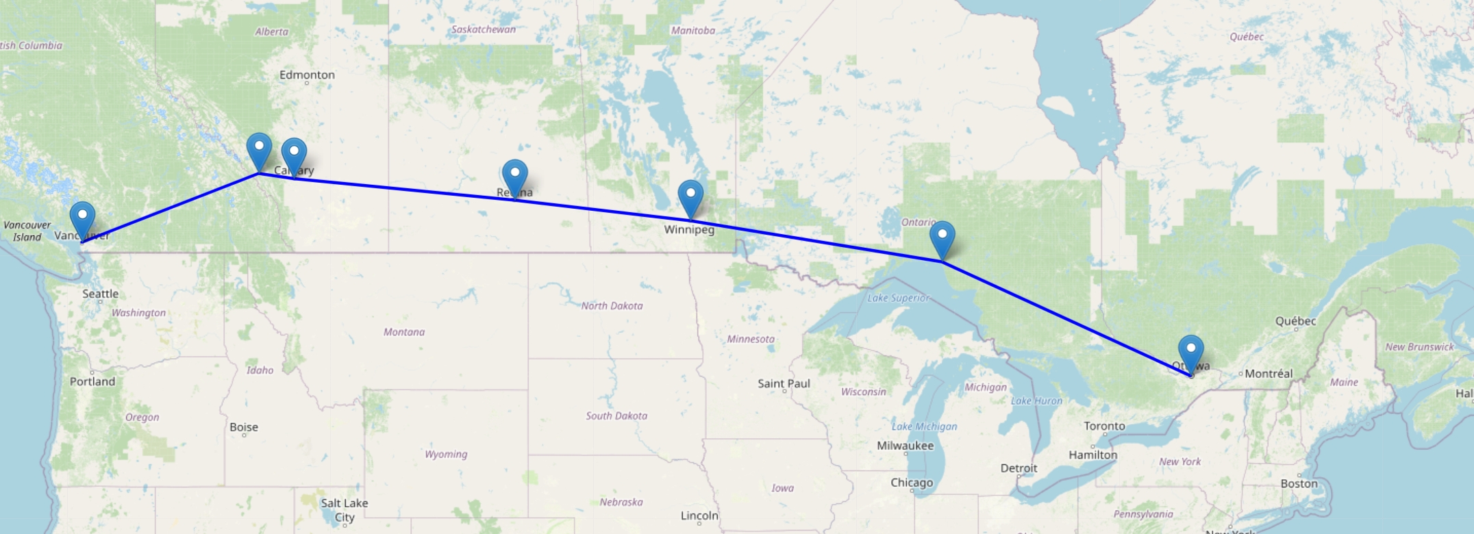 2025 ottawa to vancouver
